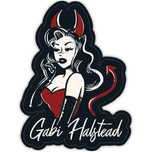 Sticker - Gabi Halstead Logo